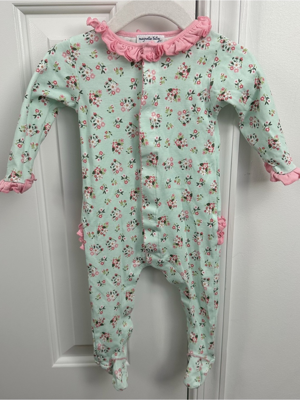 Magnolia Baby 6m floral sleeper